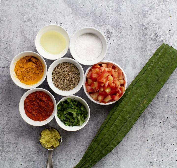 Ingredients for Tori ki Sabji